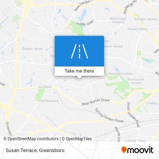 Mapa de Susan Terrace