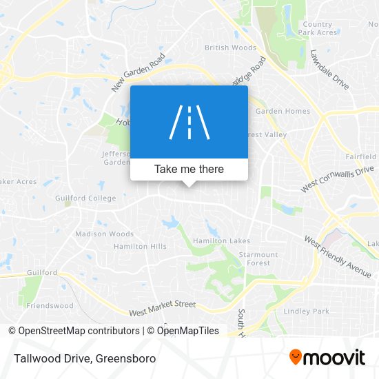 Tallwood Drive map