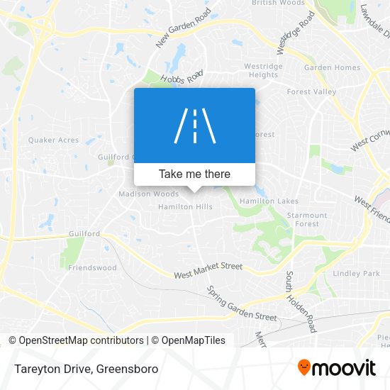 Mapa de Tareyton Drive