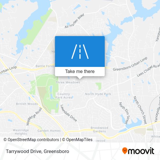 Tarrywood Drive map