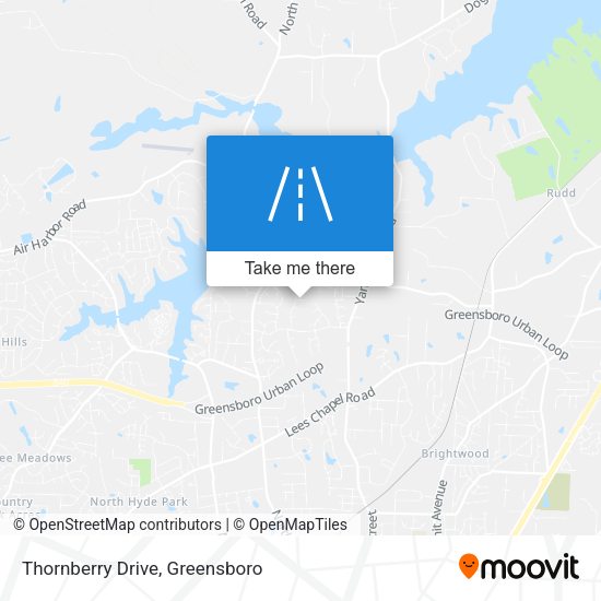 Thornberry Drive map