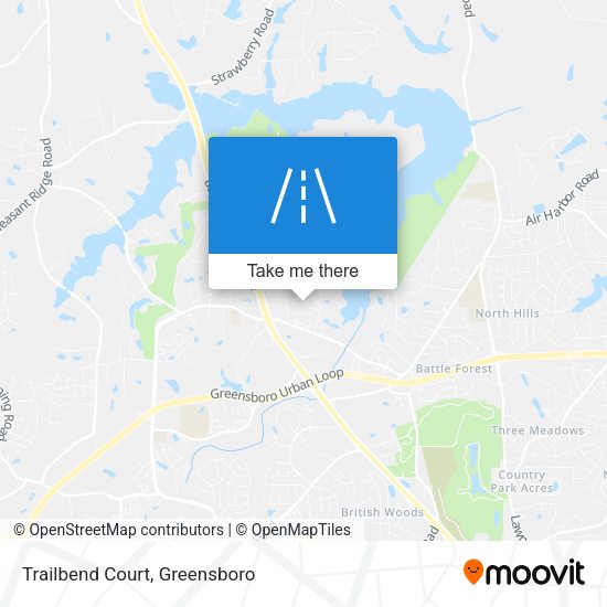 Trailbend Court map
