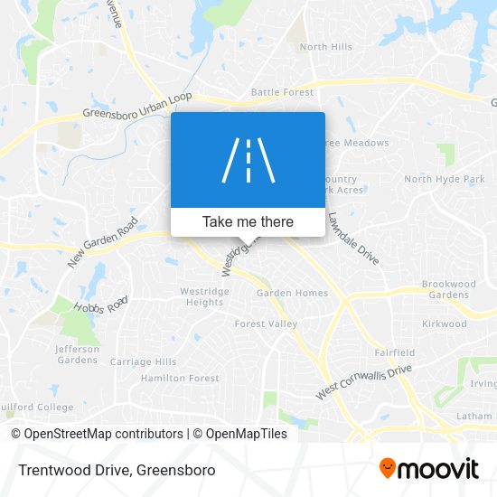 Mapa de Trentwood Drive