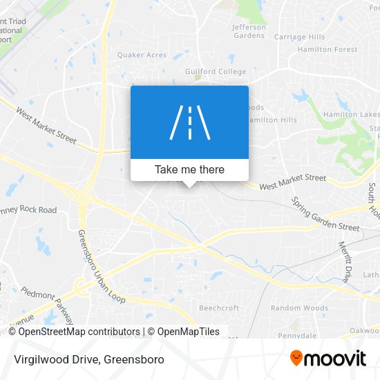 Virgilwood Drive map