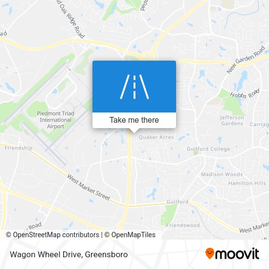Wagon Wheel Drive map