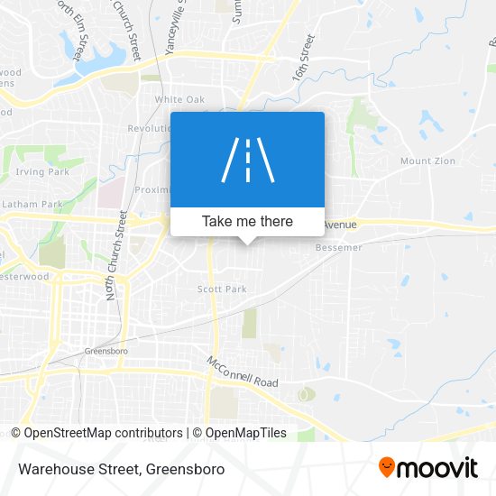 Warehouse Street map