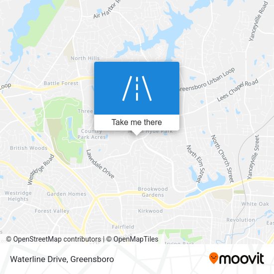 Waterline Drive map