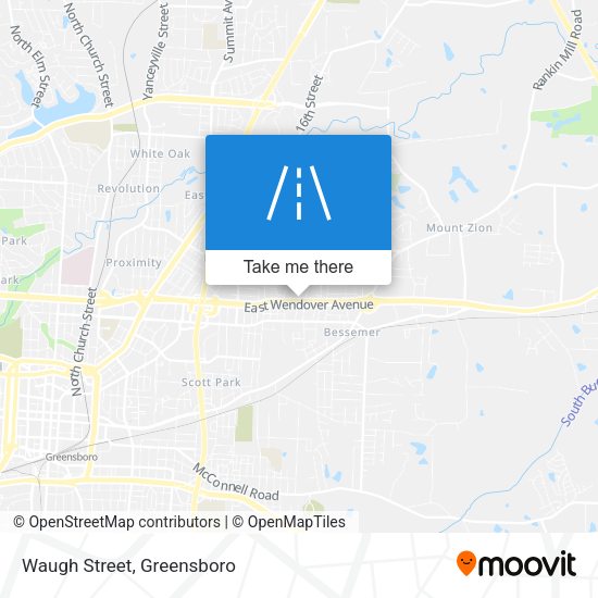 Mapa de Waugh Street