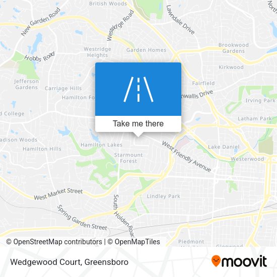 Mapa de Wedgewood Court