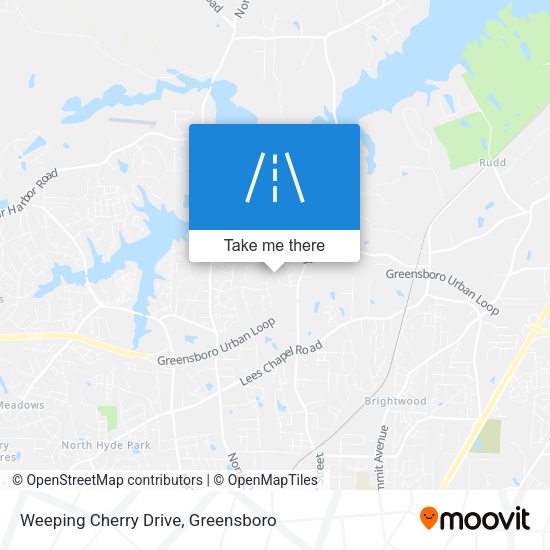 Weeping Cherry Drive map