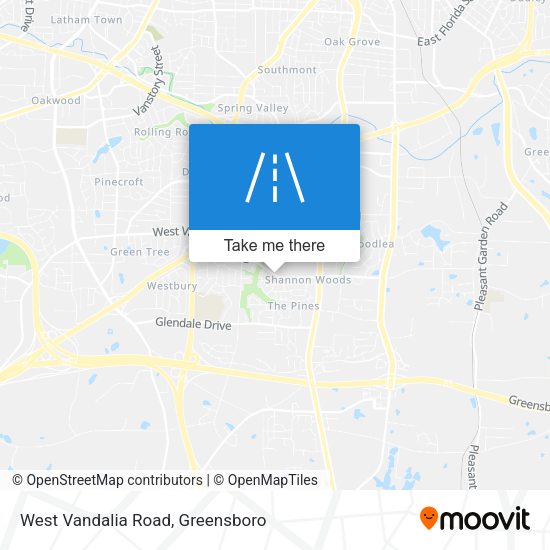 Mapa de West Vandalia Road