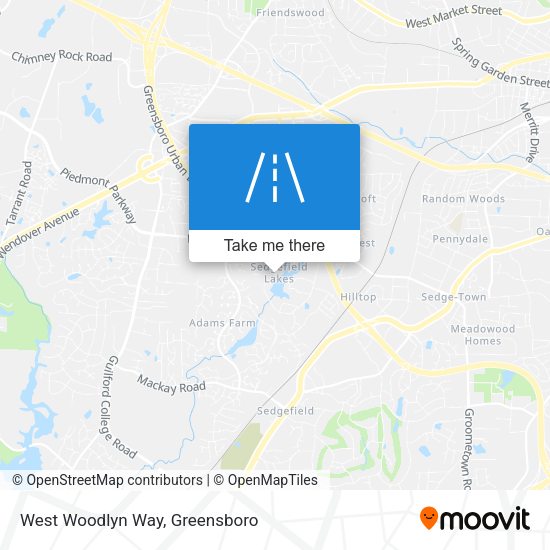 West Woodlyn Way map