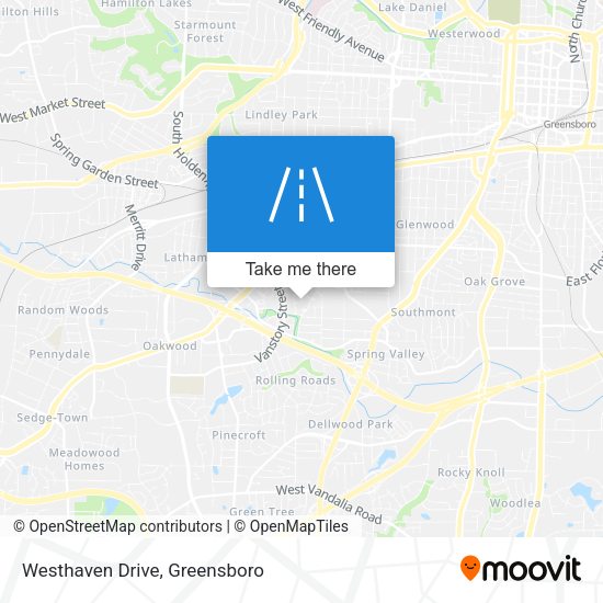 Westhaven Drive map