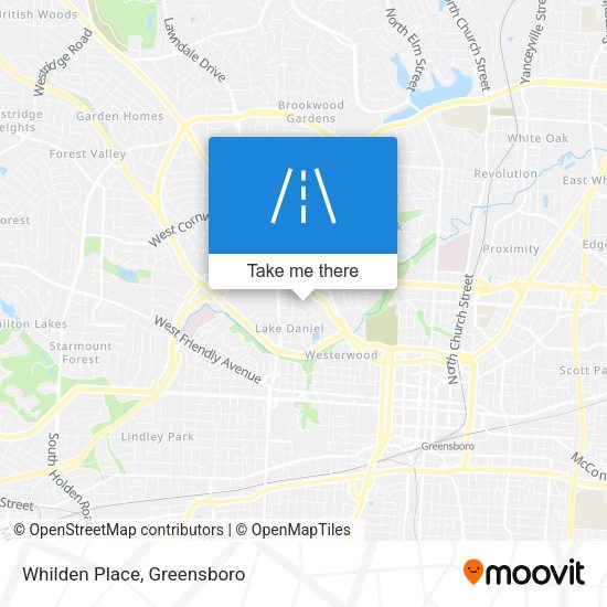 Mapa de Whilden Place