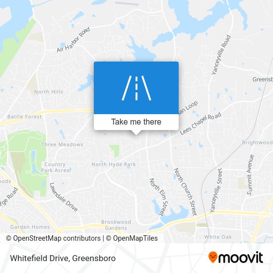 Mapa de Whitefield Drive