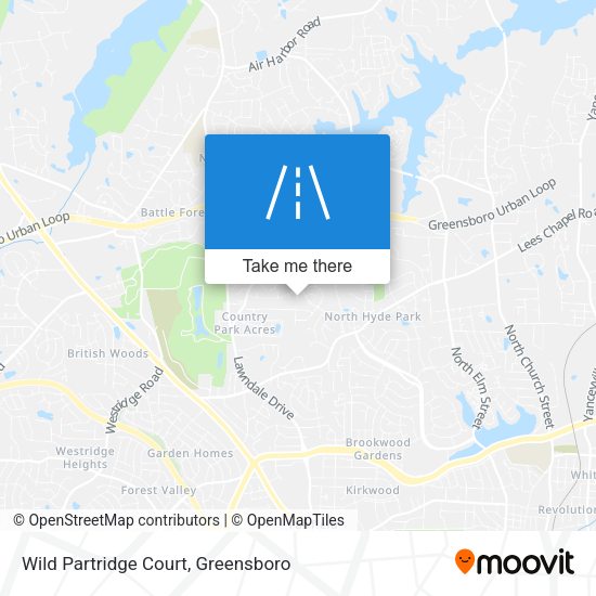 Wild Partridge Court map
