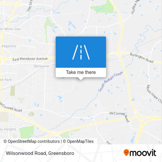 Wilsonwood Road map