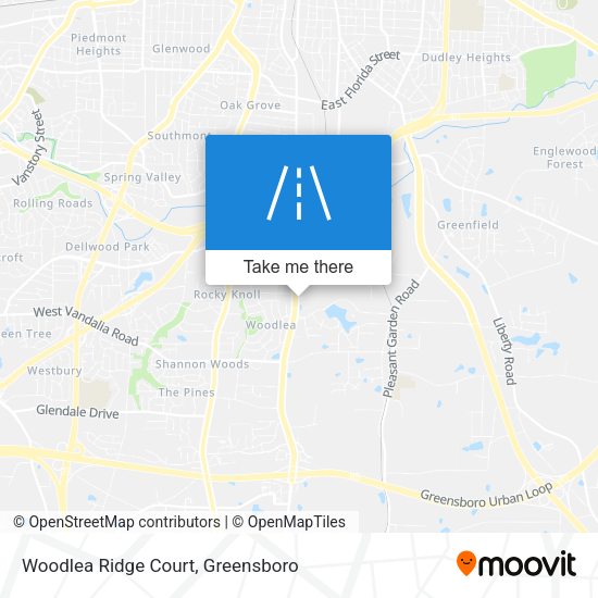 Woodlea Ridge Court map