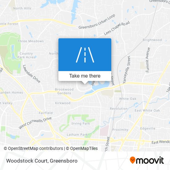 Woodstock Court map