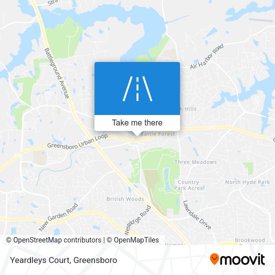 Yeardleys Court map