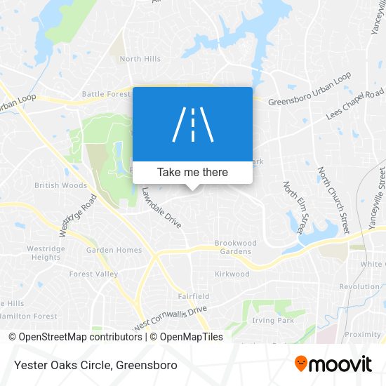 Mapa de Yester Oaks Circle