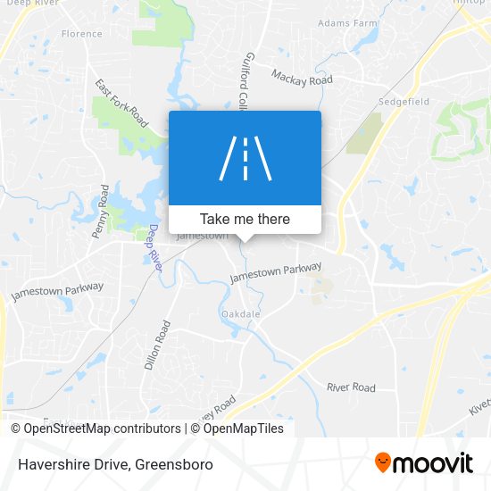 Mapa de Havershire Drive