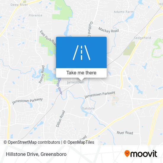 Hillstone Drive map