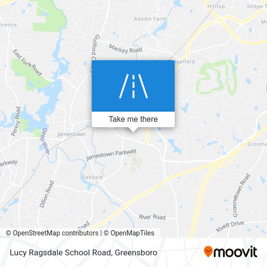 Mapa de Lucy Ragsdale School Road