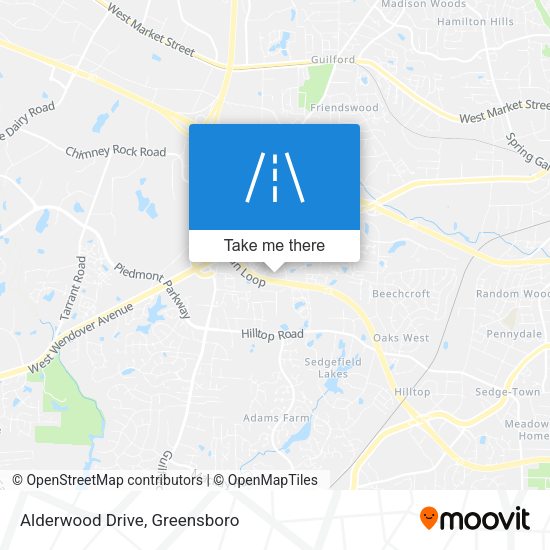 Mapa de Alderwood Drive