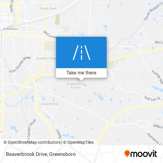 Beaverbrook Drive map