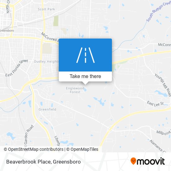 Beaverbrook Place map