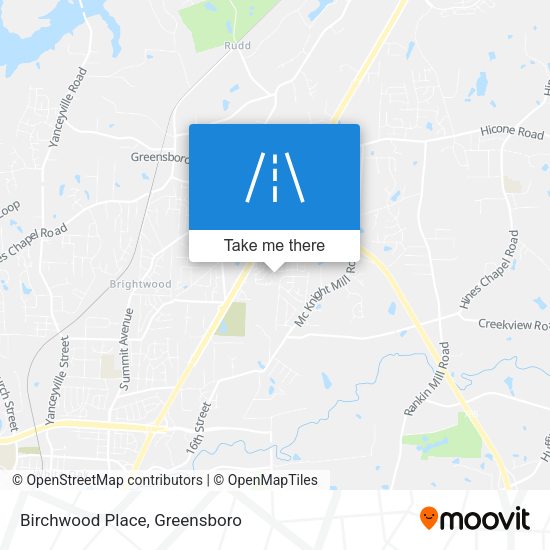 Birchwood Place map