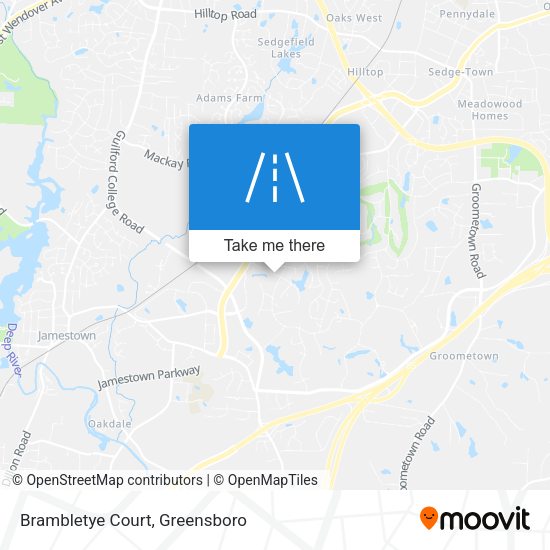 Brambletye Court map