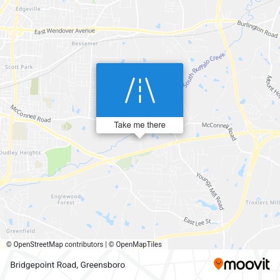 Mapa de Bridgepoint Road