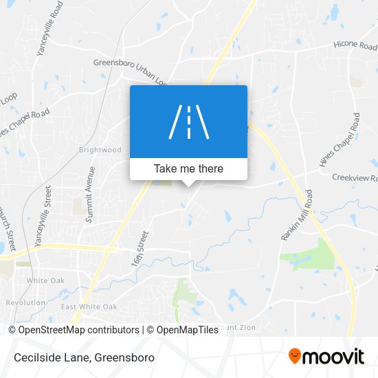 Mapa de Cecilside Lane
