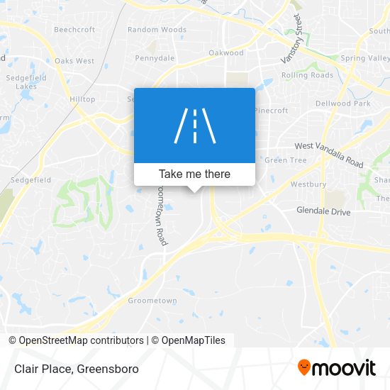 Mapa de Clair Place