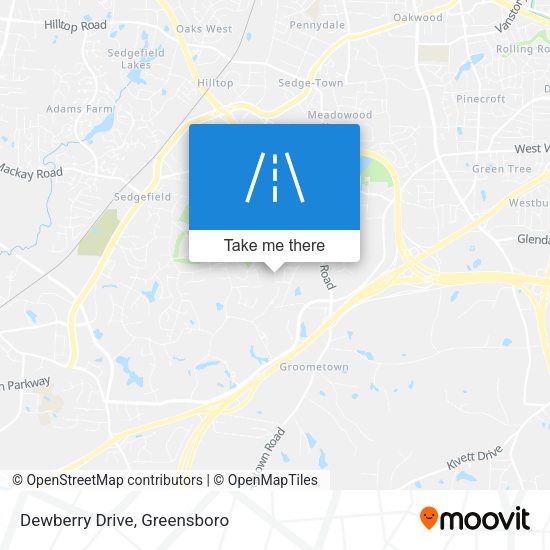 Dewberry Drive map