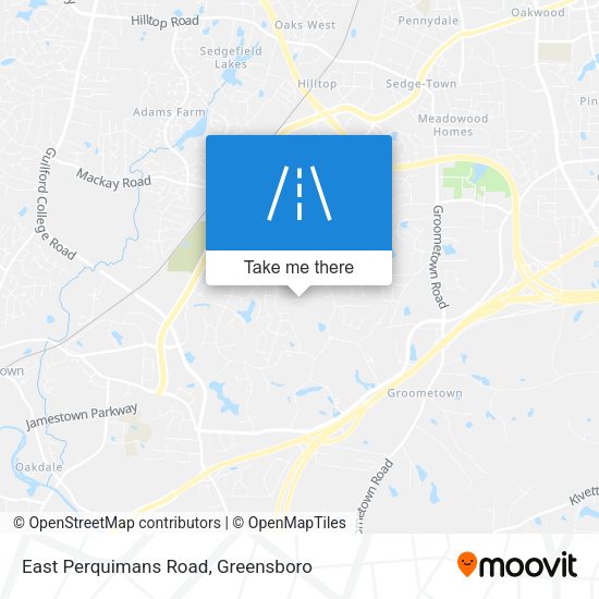 East Perquimans Road map