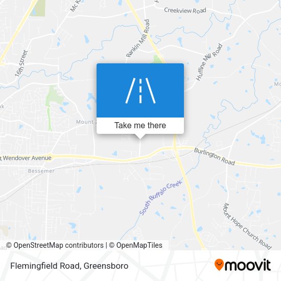 Flemingfield Road map