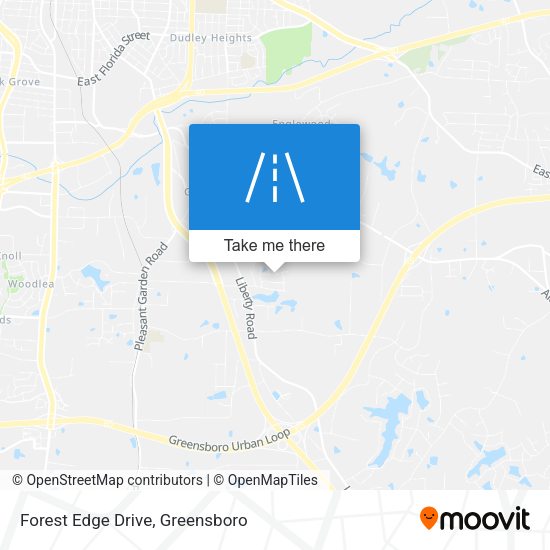 Forest Edge Drive map