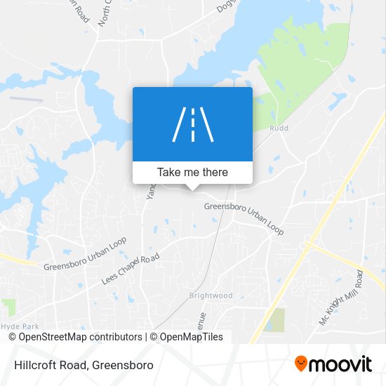 Mapa de Hillcroft Road