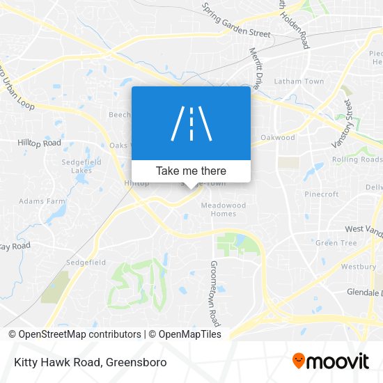 Kitty Hawk Road map