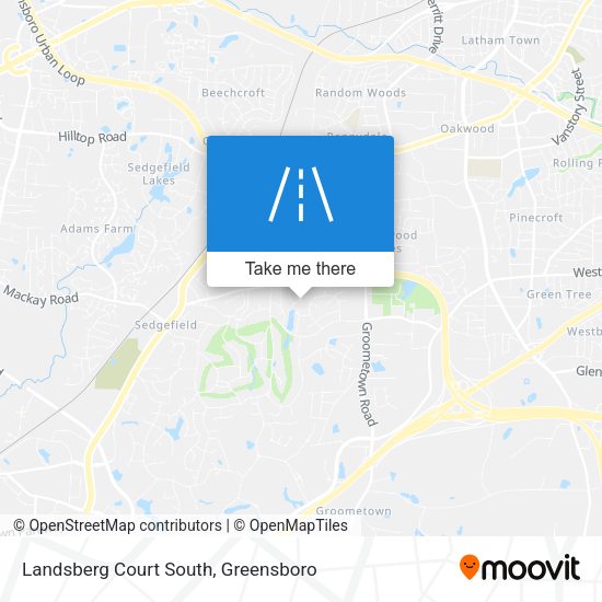 Mapa de Landsberg Court South