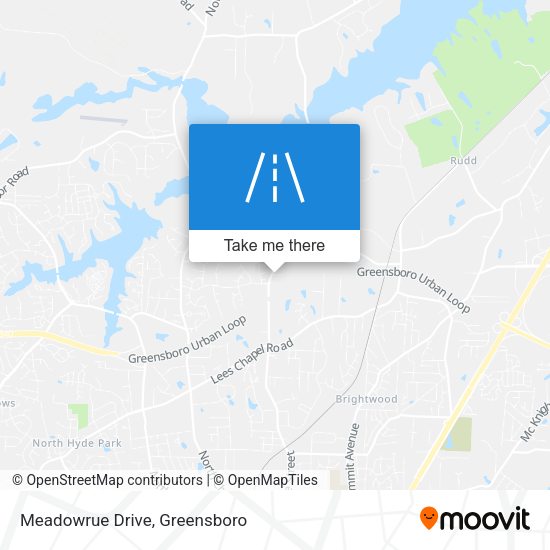 Meadowrue Drive map