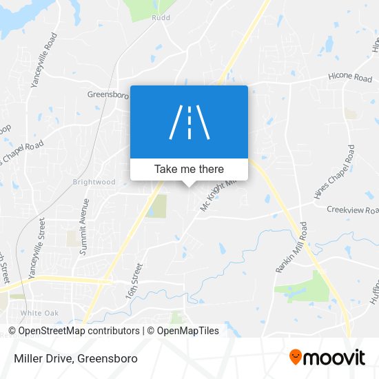 Miller Drive map