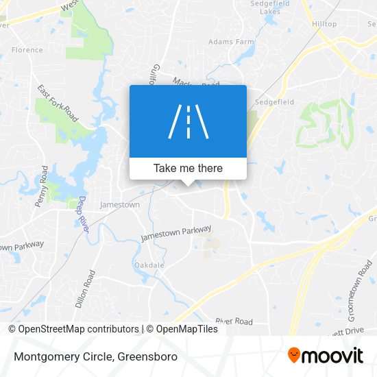 Mapa de Montgomery Circle