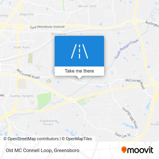 Mapa de Old MC Connell Loop