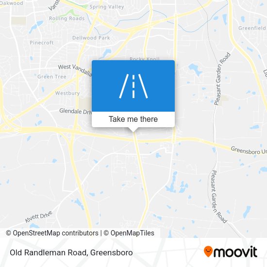 Old Randleman Road map