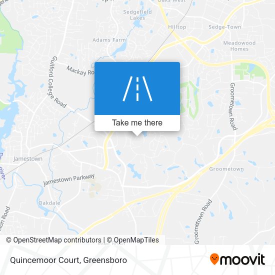 Mapa de Quincemoor Court