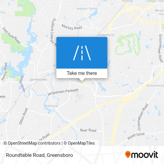 Mapa de Roundtable Road